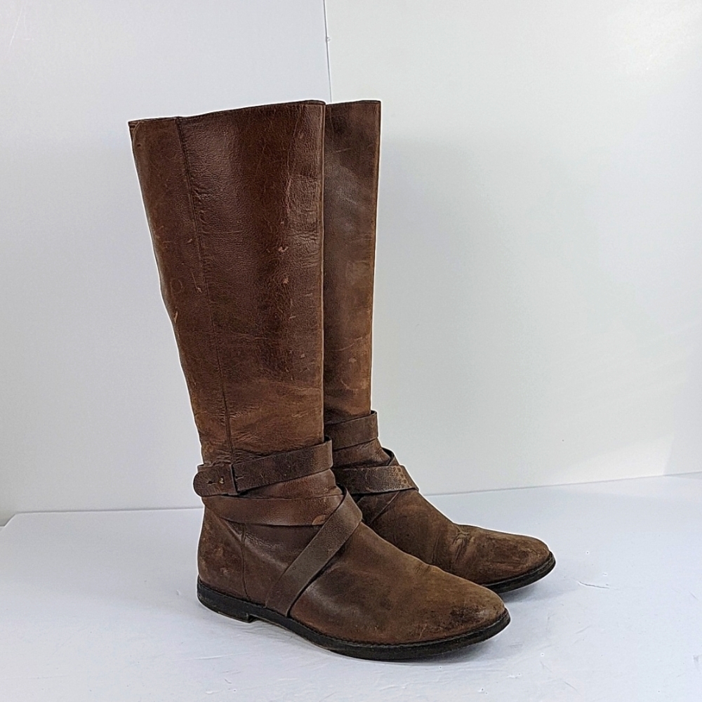 Cole Haan Petra Belt Ii Leather Fashion Knee-high Women's Boots.